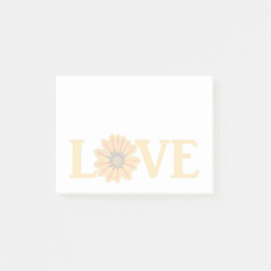 Bloco De Notas Love Gazania - Notas do Posto