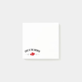 Bloco De Notas Love Is the Answer Minimal