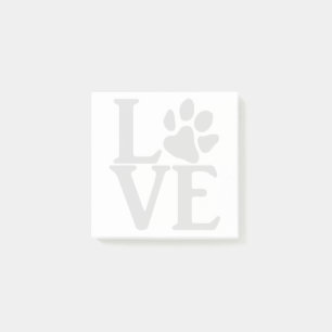 Bloco De Notas Love Paw Classic