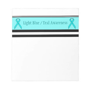 Bloco De Notas Lt Blue/Teal Standard Ribbon bv Kenneth Yoncich