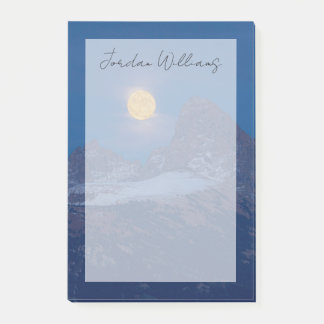 Bloco De Notas Lua Cheia Nascente | Grand Teton Driggs, Idaho