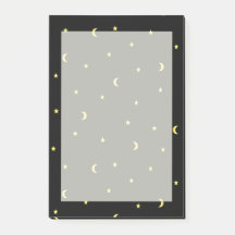 Lua Dourado e estrelas