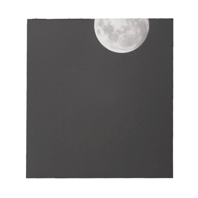 Bloco De Notas Lua infravermelha. (Frente)