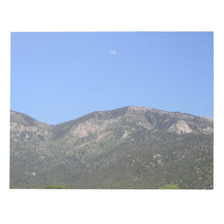Bloco De Notas Lua Sobre Montanhas Sandia