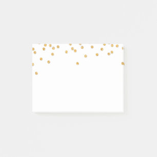 Bloco De Notas LUNCHBOX LOVE NOTA moderno confetti glitter gold
