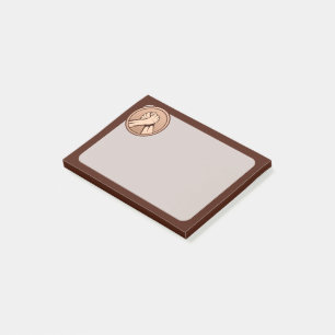 Bloco De Notas Luta de braço Bronze