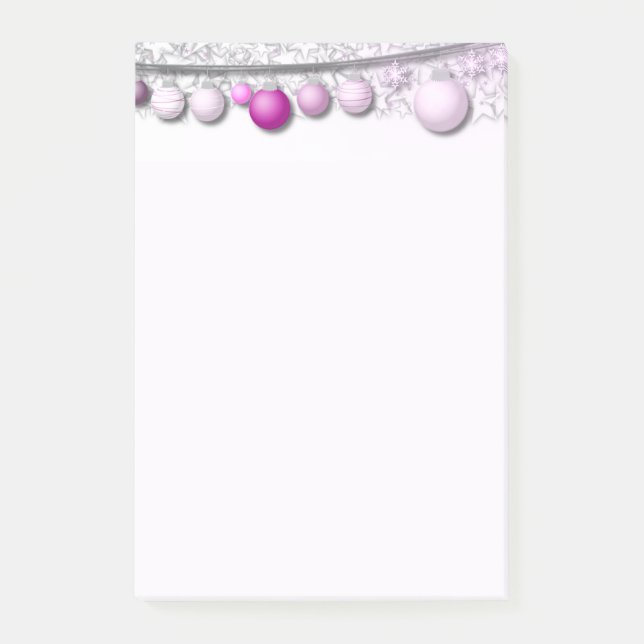 Bloco De Notas Luzes de Natal (Frente)