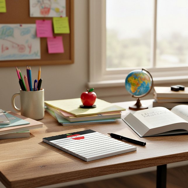 Bloco De Notas Maçã de professor (Criador carregado)