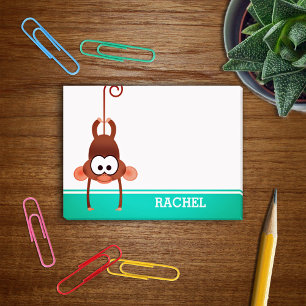 Bloco De Notas Macaco Cheeky Personalizado
