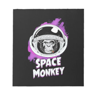 Bloco De Notas Macaco espacial macaco
