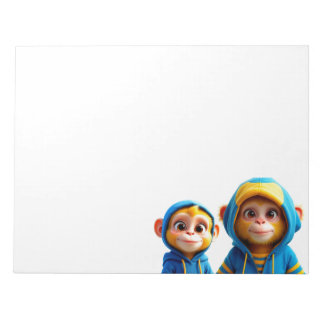 Bloco De Notas Macacos Amarelos