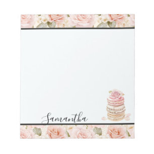 Bloco De Notas Macaroons Rosa Rosa bonito