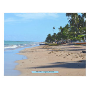 Bloco De Notas Maceió, Alagoas, Brasil