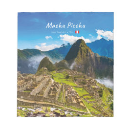 Bloco De Notas Machu Picchu, Peru - Ruínas da Cidadela Inca