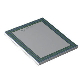 Bloco De Notas MacPhail Hunting Ancient Original Scottish Tartan 