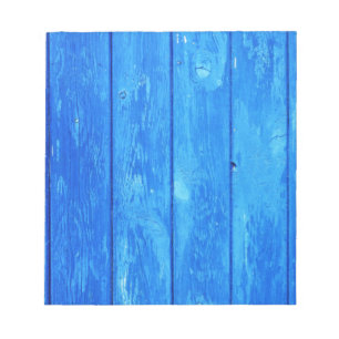 Bloco De Notas madeira azul