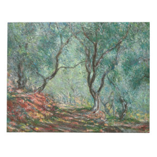 Bloco De Notas Madeira de oliveira nos Jardins Moreno (por Monet)