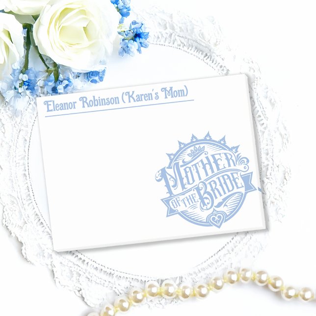 Bloco De Notas Mãe da Noiva Cor e Textos Personalizados (Criador carregado)