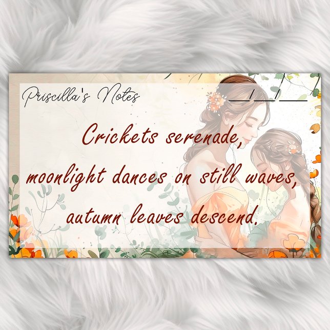 Bloco De Notas Mãe e filha surpreendentes de 10" x 6" (Criador carregado)