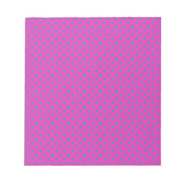 Bloco De Notas Magenta, Bolinhas azuis (Frente)