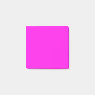 Bloco De Notas Magenta brilhante (cor sólida)