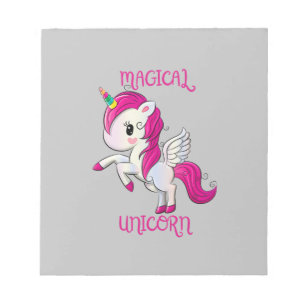 Bloco De Notas Magic Unicorn Lover Fan Club