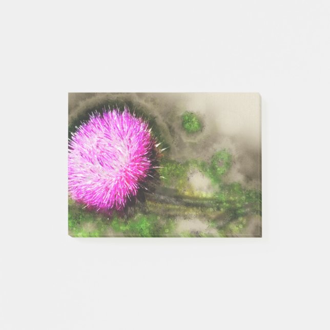 Bloco De Notas Mágica de Thistle de Queda (Frente)