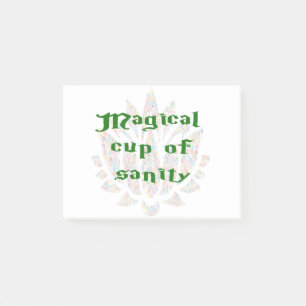 Bloco De Notas Mágica Taça Sanitária
