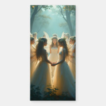 Bloco de Notas Magnético de Círculos de Fadas