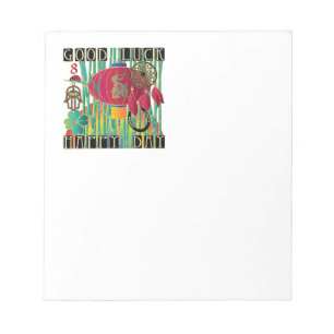 Bloco De Notas Mah Jongg Boa Sorte Feliz Dia