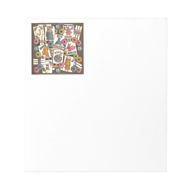 Bloco De Notas Mah Jongg Jokers (Frente)