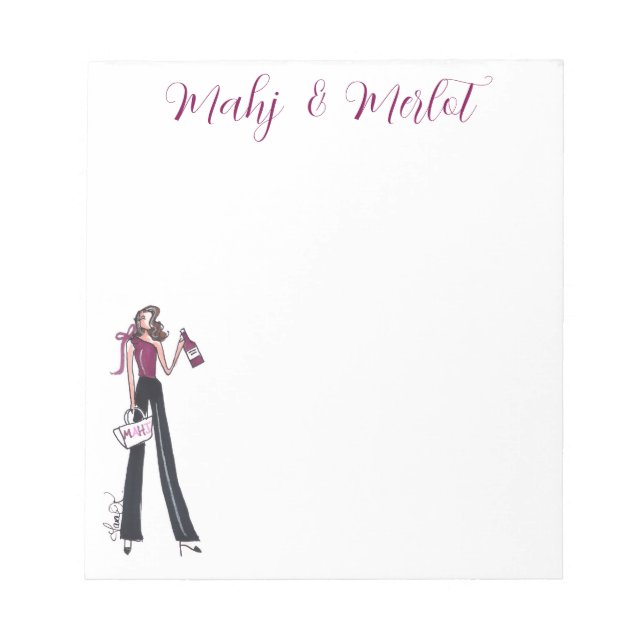 Bloco De Notas Mahjong note pad (Frente)