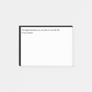 Bloco De Notas Maior Aventura Vida ao Vivo das Suas Citações dos 