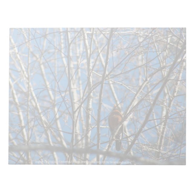 Bloco De Notas Mais alto para cima (Frente)