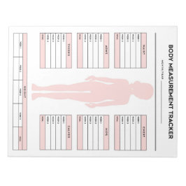 Bloco De Notas Malhação de Perda de Peso do Controlador de Mediçõ