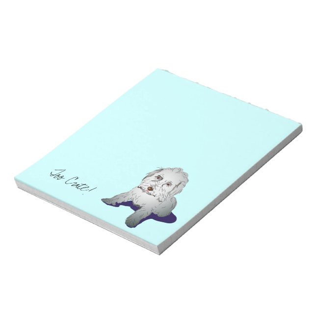 Bloco De Notas Maltipoo Cute Puppy (Invertido)