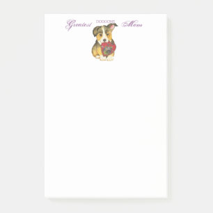 Bloco De Notas Mamã do coração do Corgi de Galês do Pembroke