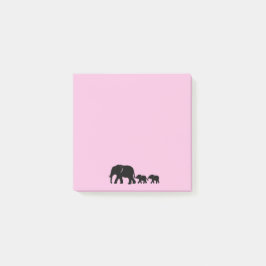 Bloco De Notas Mama Elefante com Bebês Notas Post-it