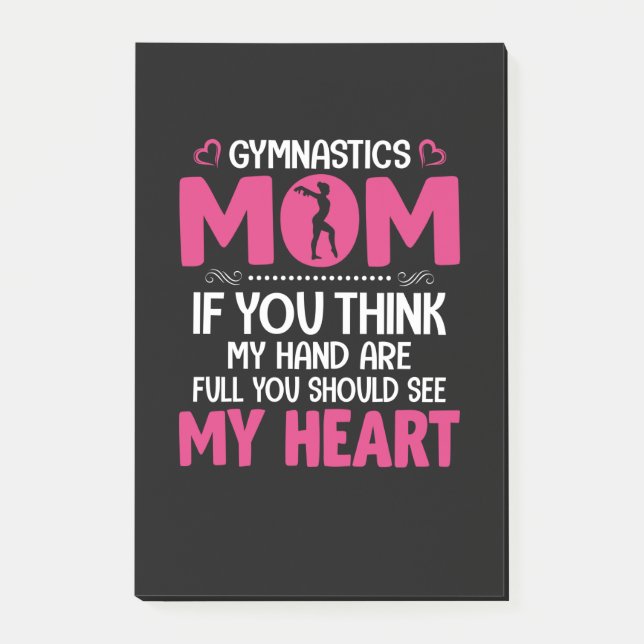 Bloco De Notas Mamãe Art Gymnastics Mãe (Frente)