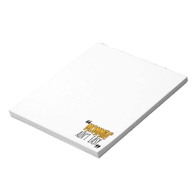 Bloco De Notas Mamãe não é fácil (Invertido)