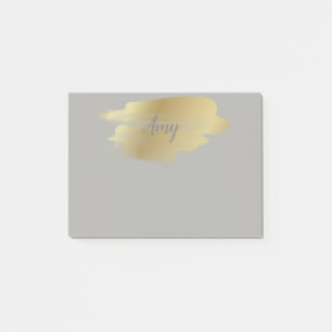 Bloco De Notas Manchas Douradas personalizadas Postam as notas