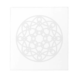 Bloco De Notas Mandala de Nó Desbotado