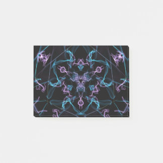 Bloco De Notas Mandala de triângulo roxo e azul