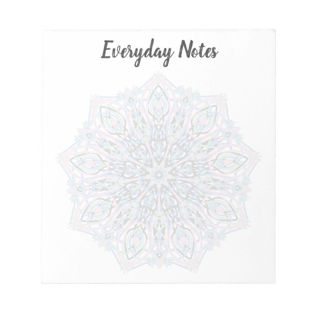 Bloco De Notas Mandala Espiritual Personalizada. (Frente)
