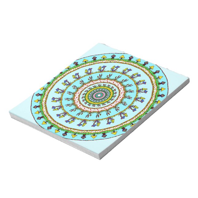 bloco de notas mandala tão bonito (Invertido)