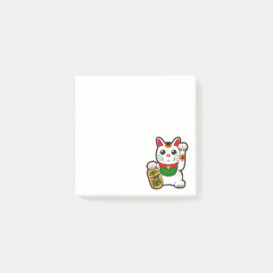 Bloco De Notas Maneki Neko: Gato afortunado japonês