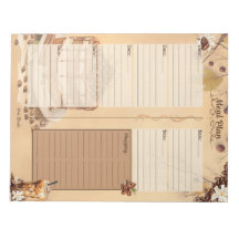 Manhã 7 Dias Refeição Planner Largura