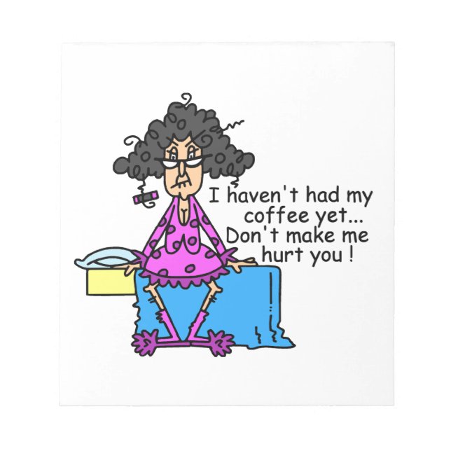 Bloco De Notas Manhã Antes do Café Humor (Frente)