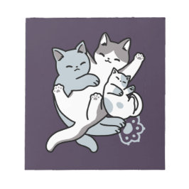 Bloco De Notas Manípulo De Rato - Gatos De Dormir Em Cute