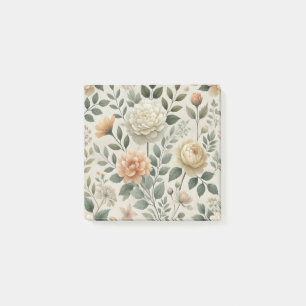 Bloco De Notas Manteiga Amarela Primavera Floral e Verão